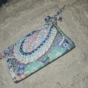 Vera Bradley Multicolor Patterned Wristlet